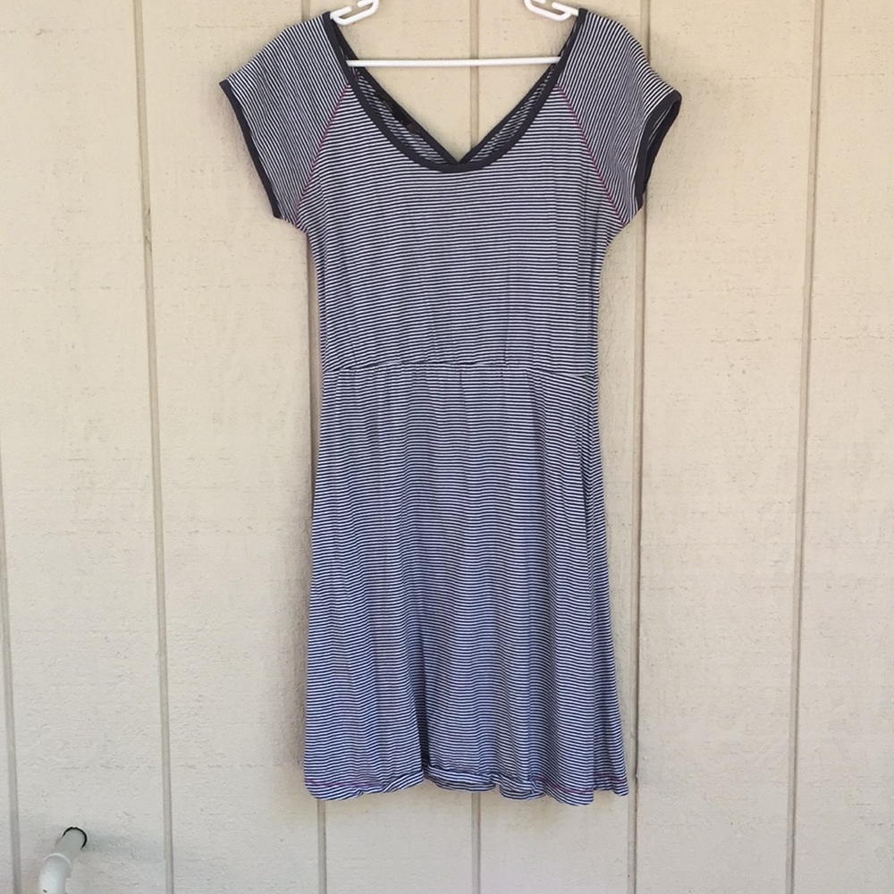 Sporty prANa stripped dress, L
